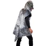 Graue Festartikel Müller Wolf-Kostüme aus Latex 