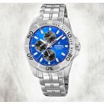 Blaue Festina Armbanduhren aus Edelstahl mit Multifunktion mit Edelstahlarmband 