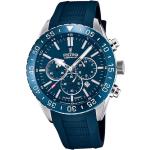 Festina Silikon Elegant Herren Uhr F20515/1 Armband-Uhr blau Keramik D2UF20515/1
