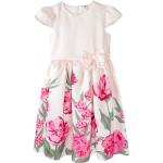 Rosa Blumenmuster Elegante Yigga Kinderfestkleider mit Reißverschluss für Mädchen Größe 146 für den für den Winter 