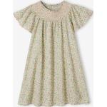 Blumenmuster Elegante Kinderspitzenkleider aus Baumwolle für Mädchen Größe 140 für den für den Sommer 