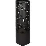 Schwarze Esschert Design Feuertonnen 39 cm mit Vogel-Motiv aus Carbonstahl 