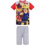 Rote Feuerwehrmann Sam Kurze Kinderschlafanzüge aus Jersey für Jungen Größe 116 
