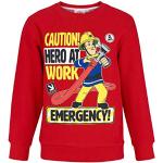 Rote Feuerwehrmann Sam Kindersweatshirts für Jungen Größe 116 