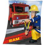 Feuerwehrmann Sam Kinderdecke »«, weiche Qualität, blau