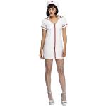 Reduzierte Weiße Smiffys Krankenschwester-Kostüme aus Polyester für Damen Größe M 