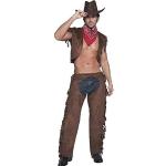 Braune Smiffys Cowboy-Kostüme aus Polyester für Herren Größe M 