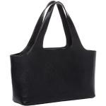 FEYNSINN Handtasche mit langen Henkeln NEA aus Nappa-Leder I Shopper groß für Damen I Schultertasche schwarz handgefertigt