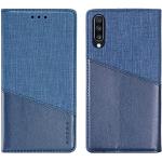 Blaue Samsung Galaxy A70 Hüllen Art: Flip Cases mit Bildern aus Leder klappbar 