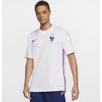 Weiße Atmungsaktive Nike F.F.F. - Französischer Fußballverband Frankreich Trikots für Herren - Auswärts 