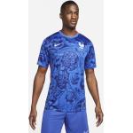 Blaue Nike Dri-Fit F.F.F. - Französischer Fußballverband Frankreich Trikots für Herren zum Fußballspielen - Heim 