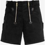 Schwarze FHB-Zunftkleidung Herrenzunfthosen mit Reißverschluss aus Baumwolle für den für den Sommer 