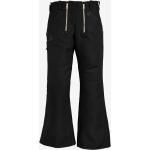 Schwarze FHB-Zunftkleidung Herrenzunfthosen mit Reißverschluss aus Leder 