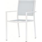 Reduzierte Weiße Designer Stühle pulverbeschichtet aus Polyrattan Outdoor Breite 50-100cm, Höhe 50-100cm, Tiefe 50-100cm 