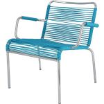 Reduzierte Petrolfarbene Fiam Lounge Sessel aus Aluminium Breite 50-100cm, Höhe 50-100cm, Tiefe 50-100cm 