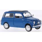 Blaue FIAT 500 Modellautos & Spielzeugautos 