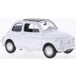 Weiße FIAT 500 Modellautos & Spielzeugautos 