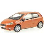 Orange Cararama FIAT Punto Modellautos & Spielzeugautos 