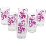 Pinke Gläser & Trinkgläser aus Glas 6 Personen 