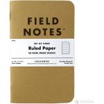Field Notes Original Kraft Ruled 3-Pack FN-02
