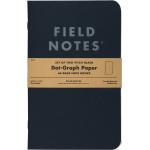 Field Notes Pitch Black Dot-Graph Note Book 2-Pack FN-35