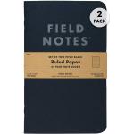 Field Notes Pitch Black Ruled Note Book 2-Pack FN-36
