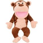 Fiesta Crafts Monkey Hand Puppet for Kids - Soft & Interactive Monkey Toy with Moving Mouth & Arms for Role Play, Creativity & Sensory Skills Toys for 3 Year Old Boys & Girls & Above