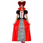 Bunte Fiestas Guirca Maxi Herzkönigin-Kostüme für Damen Größe S 