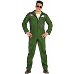 FIESTAS GUIRCA Kampfflieger Kostüm Herren – Grünes