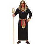 Fiestas GUiRCA König Pharao Kostüm Herren in Schwarz Gold - Größe M 48 – 50 - Ägyptischer König Kostüm - Männer Kostüm Pharao Karneval, Ägypter Fasching Kostüm Erwachsene, Ägyptischer Prinz Kostüm