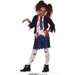 Blaue Karo Fiestas Guirca Zombieschulmädchen-Kostüme & Schulmädchen-Halloweenkostüme für Kinder 