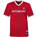 FIFA Offizielles Trikot der Frauenfussball-Weltmeisterschaft 2023 für Erwachsene, Schweiz, Rot, Mittel