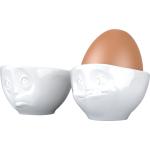 Weiße Fiftyeight Products Eierbecher aus Porzellan mikrowellengeeignet 