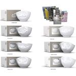 Weiße Motiv Fiftyeight Products Schüssel Sets & Schalen Sets aus Porzellan mikrowellengeeignet 7-teilig 