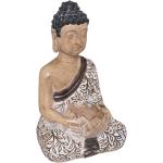 Bunte Asiatische 22 cm Buddha Figuren aus Kunstharz 