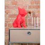 Rote Moderne 31 cm Skulpturen & Dekofiguren mit Tiermotiv aus Kunststoff 