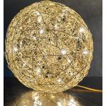 Goldene Catellani & Smith Fil de Fer Runde Lampen & Leuchten 