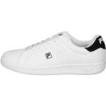 Weiße Fila Crosscourt Low Sneaker aus Leder Gefüttert für Herren Größe 44 für den für den Winter 