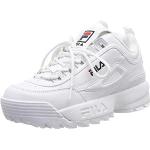 Reduzierte Weiße Bestickte Fila Disruptor Low Sneaker für Damen Größe 39 