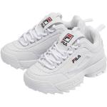 Reduzierte Weiße Fila Disruptor Low Sneaker aus Gummi Leicht für Damen Größe 39 