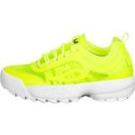 Neongrüne Fila Disruptor High Top Sneaker & Sneaker Boots Leicht für Damen Größe 37 