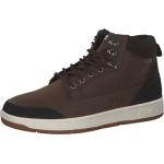 Reduzierte Dunkelbraune Fila High Top Sneaker & Sneaker Boots aus Leder für Herren Größe 43 mit Absatzhöhe bis 3cm 