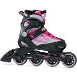 FILA Inline Skates One - verstellbar - schwarz/weiss/pink Kinder