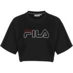 Reduzierte Schwarze Fila T-Shirts aus Baumwolle für Damen Größe S 