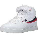 Weiße Bestickte Fila Vulc 13 High Top Sneaker & Sneaker Boots aus Leder leicht für Herren Größe 40 für den für den Sommer 