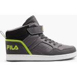 Graue Fila High Top Sneaker & Sneaker Boots mit Klettverschluss aus Textil für Kinder Größe 35 