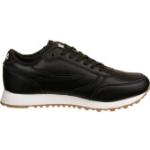 Schwarze Vintage Fila Orbit Low Sneaker leicht für Damen Größe 38 