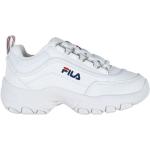 Weiße Fila Strada Low Sneaker für Kinder Größe 34 