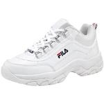 Reduzierte Weiße Fila Strada Low Sneaker mit Schnürsenkel für Herren Größe 42 