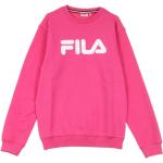 Pinke Sportliche Langärmelige Fila Damensweatshirts Größe M 